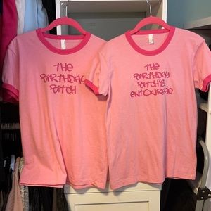 Fun Pink Birthday Shirts xs women’s